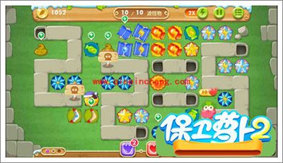 保卫萝卜2地下庄园主题D20关通关攻略