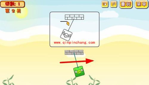 愤怒的小鸟各关卡挤兑绿猪的攻略