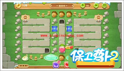 保卫萝卜2地下庄园主题D04关全清攻略