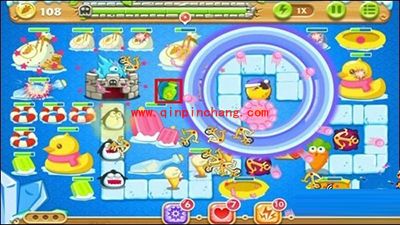 保卫萝卜2第49关的炮塔布阵图