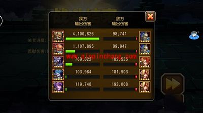 刀塔传奇手游十八章团本伤害破纪录关卡选择