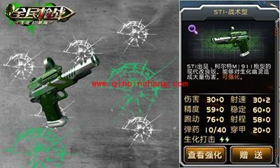 全民枪战生化模式特供枪械介绍