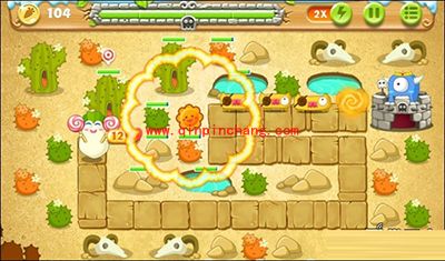 保卫萝卜2攻略：沙漠主题第79关