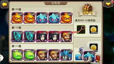 我叫MT2试炼塔106-108层简易通关攻略