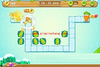 保卫萝卜2获得金萝卜的布阵图