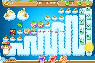 保卫萝卜2第58关通关技巧