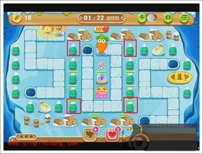 保卫萝卜2第112关的具体过关步骤