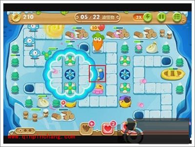 保卫萝卜2第112关的具体过关步骤