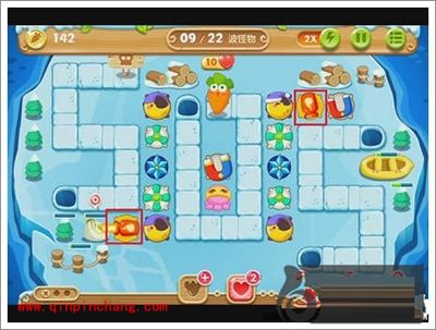 保卫萝卜2第112关的具体过关步骤