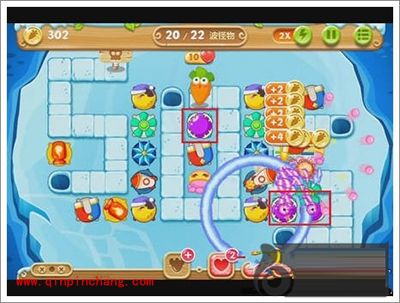 保卫萝卜2第112关的具体过关步骤