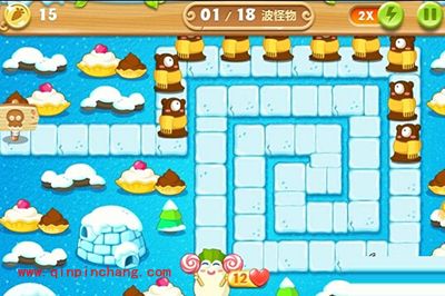 保卫萝卜2第86关彩色蛋糕攻击攻略