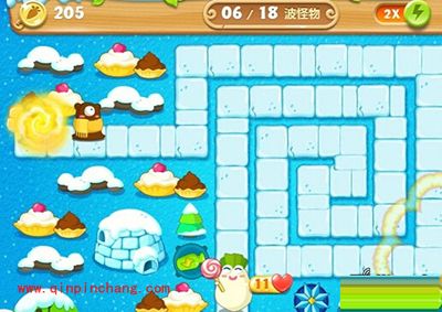 保卫萝卜2第86关彩色蛋糕攻击攻略