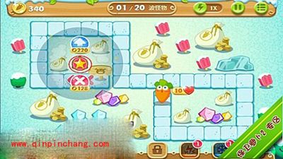 保卫萝卜2极地第13关通关秘籍