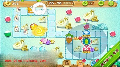 保卫萝卜2极地第13关通关秘籍