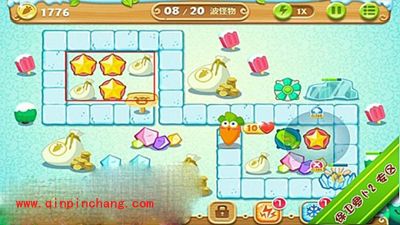 保卫萝卜2极地第13关通关秘籍