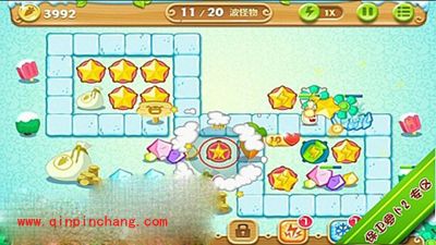 保卫萝卜2极地第13关通关秘籍