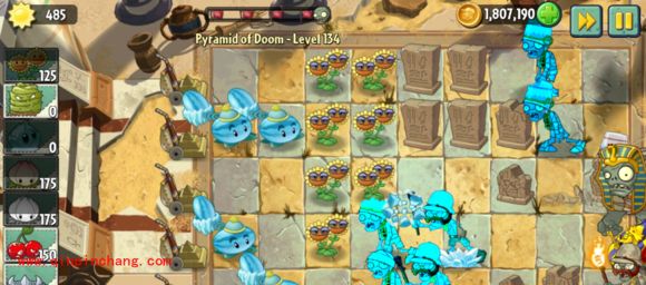 植物大战僵尸2埃及巨人僵尸给力的打法攻略