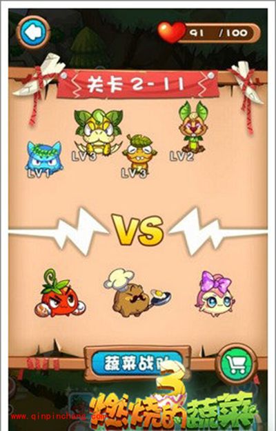 燃烧的蔬菜3 2-11狩猎喵来袭三星通关