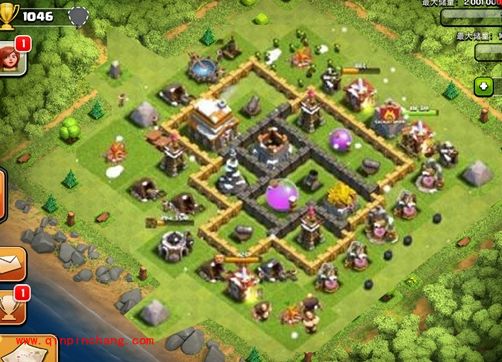 部落战争5本实用布局图推荐