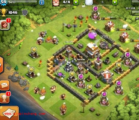 部落战争5本实用布局图推荐