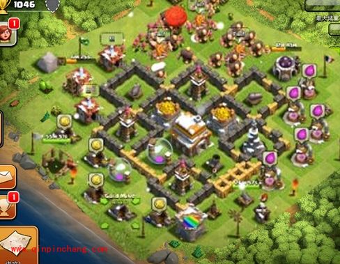 部落战争5本实用布局图推荐