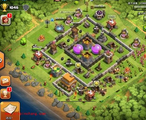 部落战争5本实用布局图推荐