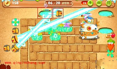 保卫萝卜2攻略:第80关布阵图