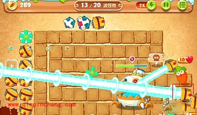 保卫萝卜2攻略:第80关布阵图