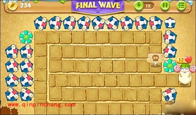 保卫萝卜2攻略:第80关布阵图