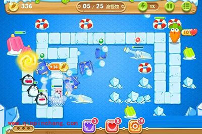 保卫萝卜2第31关水晶萝卜图文攻略