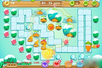 保卫萝卜2极地主题第8关图文攻略