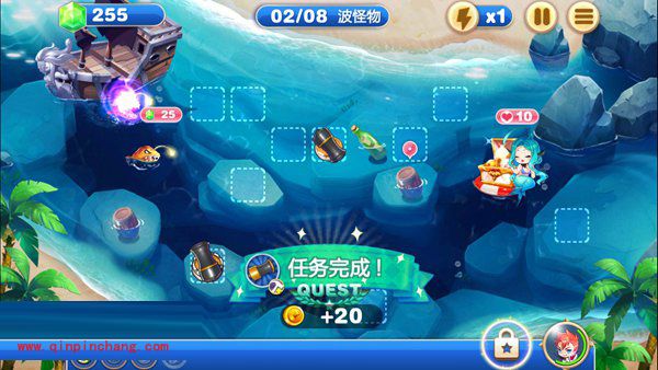 天天来塔防神秘海域第一关技巧