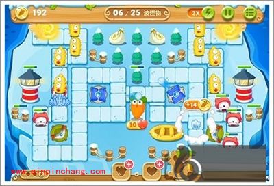 保卫萝卜2：浮冰主题104关过关技巧