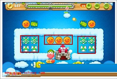 保卫萝卜2第55关全清攻略:三星金萝卜额外任务