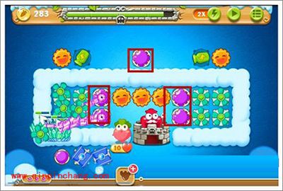 保卫萝卜2第55关全清攻略：三星金萝卜额外任务