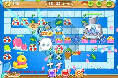 保卫萝卜2第50关boss通关攻略