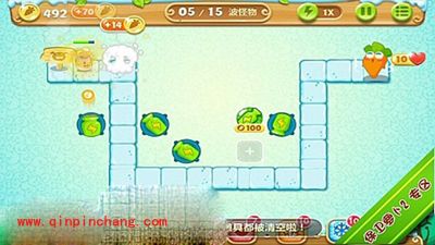 保卫萝卜2极地主题第1关通关攻略