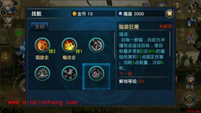 时空猎人攻略:猫女技能一览