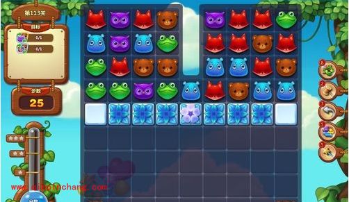 开心消消乐第113关三星级通关攻略