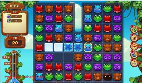 开心消消乐第113关三星级通关攻略