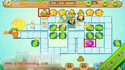 保卫萝卜2极地主题第9关的通关步骤
