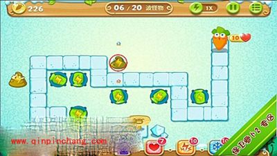 保卫萝卜2极地主题第2关图文攻略