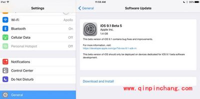 ios9.1 beta5更新内容是什么?