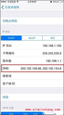 iPhone6设置DNS的方法