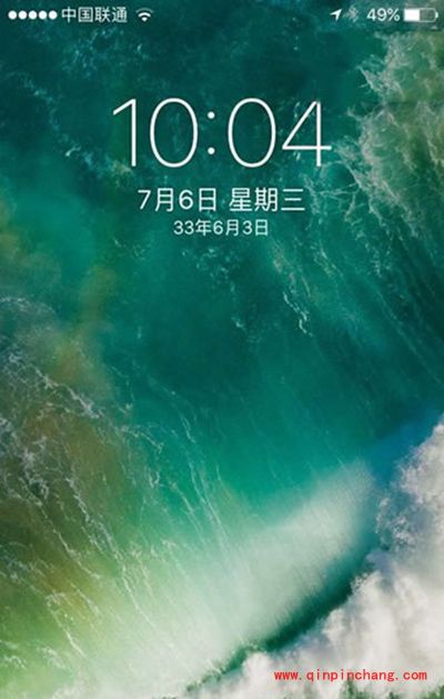 升级ios10 beta2后锁屏显示33年怎么办