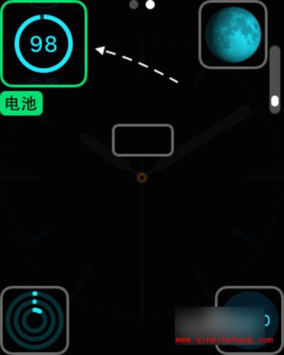 苹果手表Apple Watch设置电量显示百分比的方法