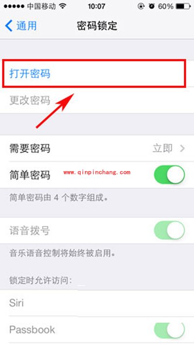 iphone5s设置密码的秘诀