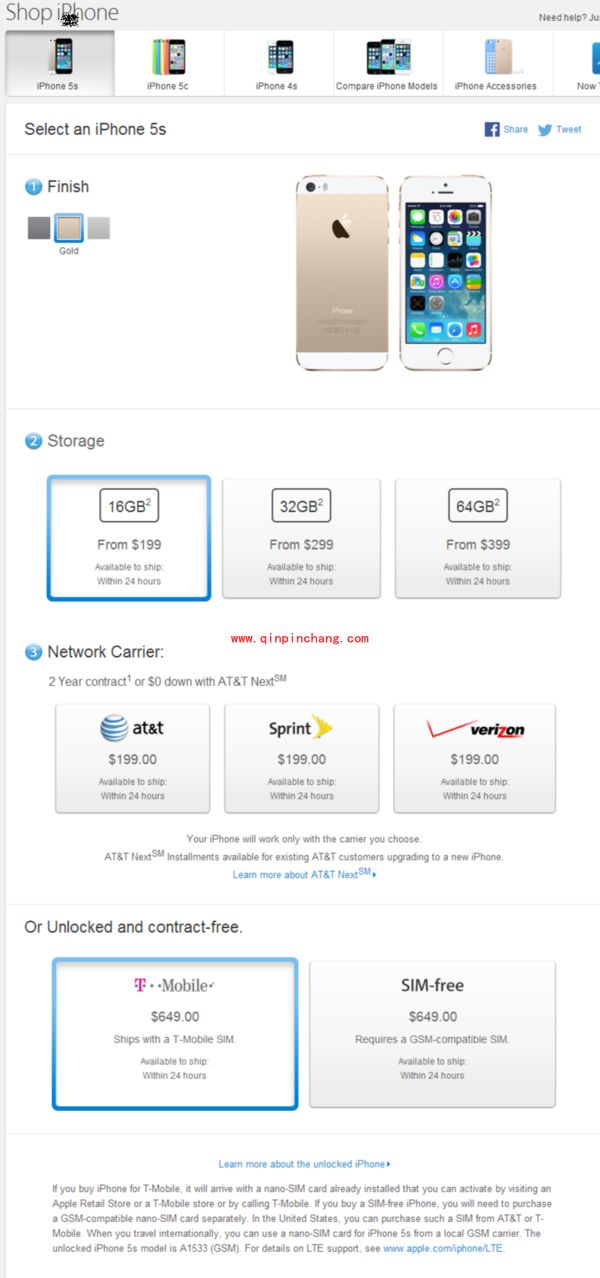 苹果美国官网iPhone6预订流程攻略