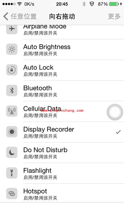 解决IOS8系统Display Recorder破解后手势问题