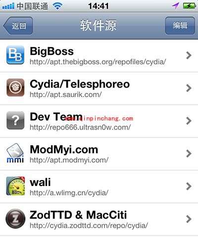 iphone破###解后不小心删除BigBoss源怎么办